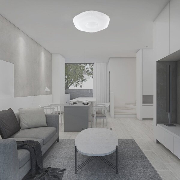 LED Stmievateľné stropné svietidlo LED/40W/230V 3000-6500K 40 cm biela + DO
