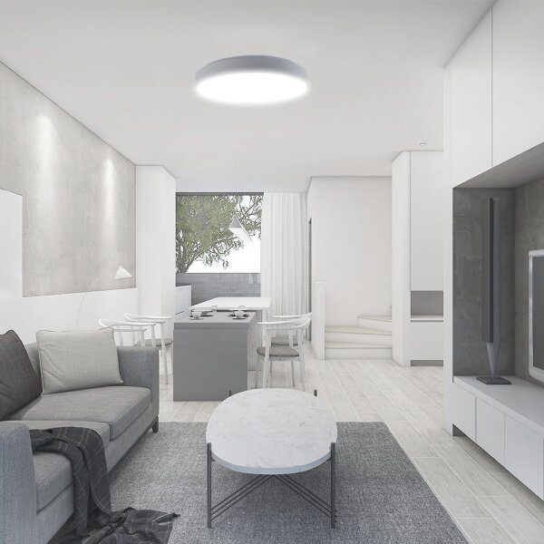 LED Stmievateľné stropné svietidlo LED/40W/230V 3000-6500K 39,5 cm biela + DO