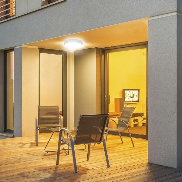 LED Kúpeľňové stropné svietidlo LED/24W/230V 3000K IP54 pr. 24 cm