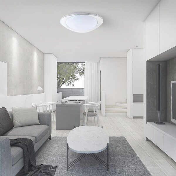 LED Stmievateľné stropné svietidlo LED/40W/230V 3000-6500K 45 cm biela + DO