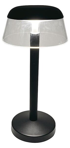 LED Stm. nabíjacia dotyková stolná lampa LED/3W/5V 3000-6000K čierna