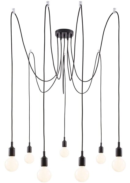 Paulmann 50390 - Luster na lanku NEORDIC 7xE27/20W/230V pavúk