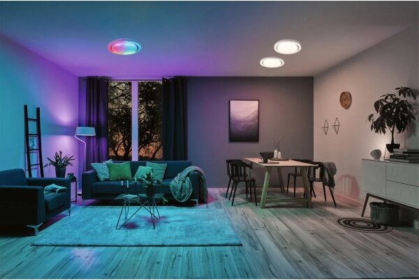 Paulmann 70547 - LED RGBW/38,5W Stmievateľné stropné svietidlo RAINBOW 230V + DO