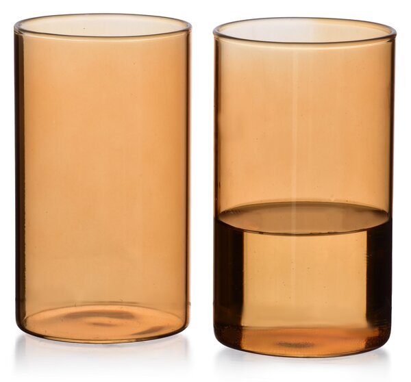 Allesken Sada 4 ks pohárov ROMANE 380 ml medová