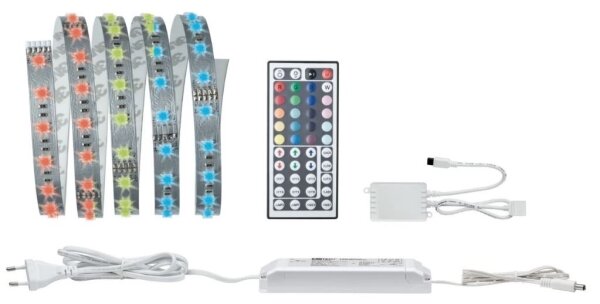 Paulmann 70587 - LED RGB/20W stmievateľný pás MAXLED 1,5 m 230 V + diaľkový ovládač