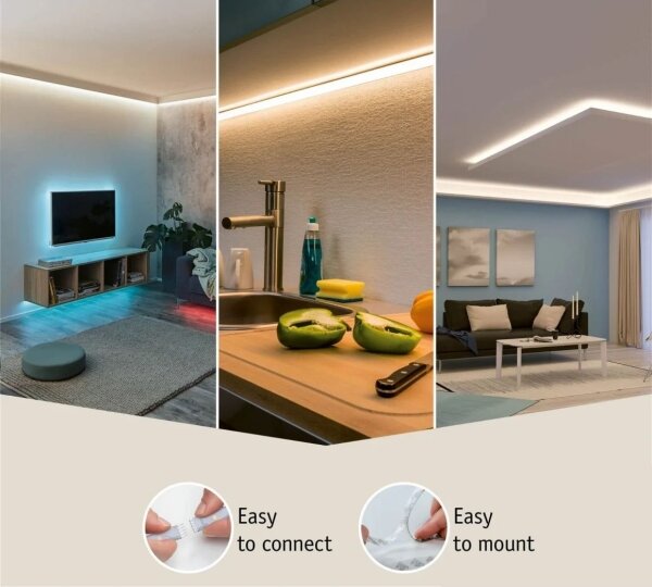 Paulmann 70666 - LED/20W IP44 Stmievateľný kúpeľňový pásik MAXLED 3 m 2700K 230V