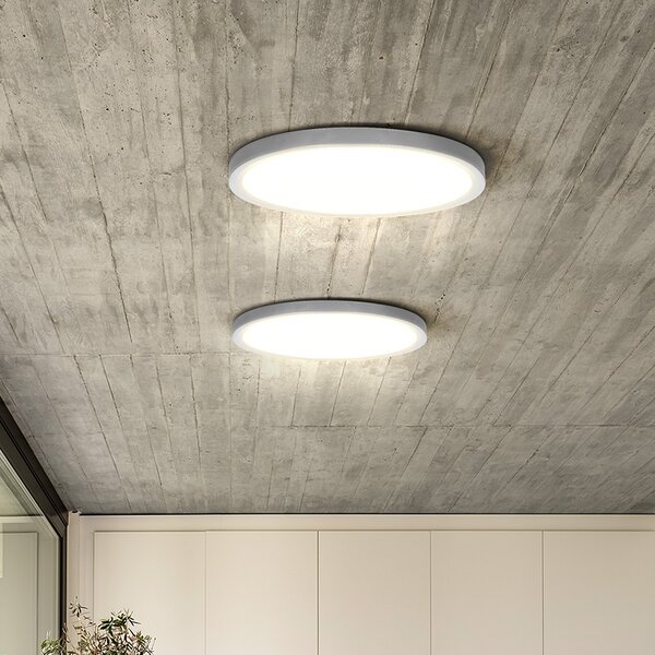 SOLIGHT LED osvetlenie s diaľkovým ovládaním Estela White, 36W, 2700lm, 30cm, CCT, Dim