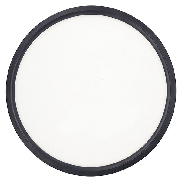 SOLIGHT LED osvetlenie s diaľkovým ovládačom Estela Black 36W, 2700lm, 30cm, CCT