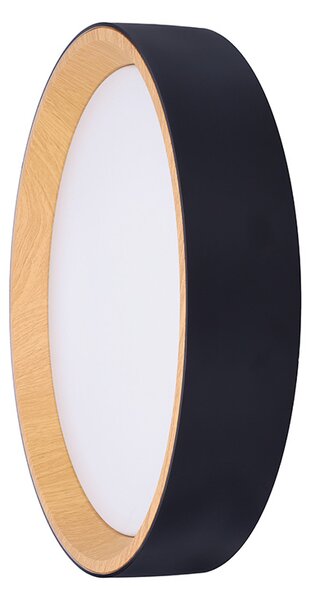 SOLIGHT LED osvetlenie s diaľkovým ovládaním Larios Black 48W 3360lm 39cm CCT