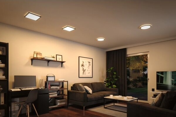 Paulmann 71000 - LED/11,2W Panel prisadený ATRIA 230V 3000K čierna