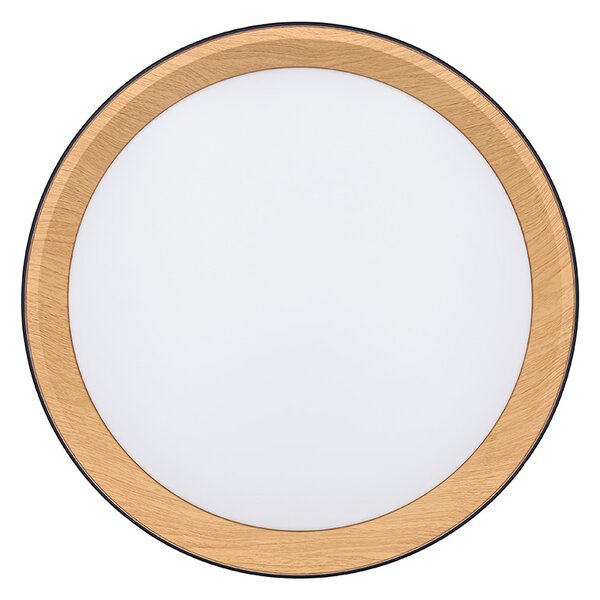 SOLIGHT LED osvetlenie s diaľkovým ovládaním Larios Black 48W 3360lm 39cm CCT