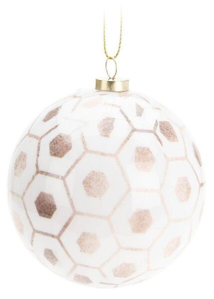 H&S Decoration Sada 40 ks vianočných gulí GLAMOUR 8 cm viacfarebná
