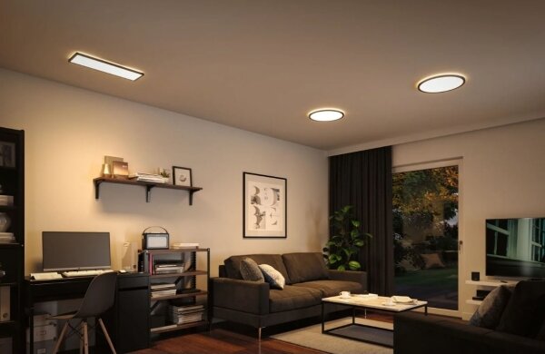 Paulmann 71003 - LED/22W Stmievateľný panel ATRIA 230V 3000K čierna