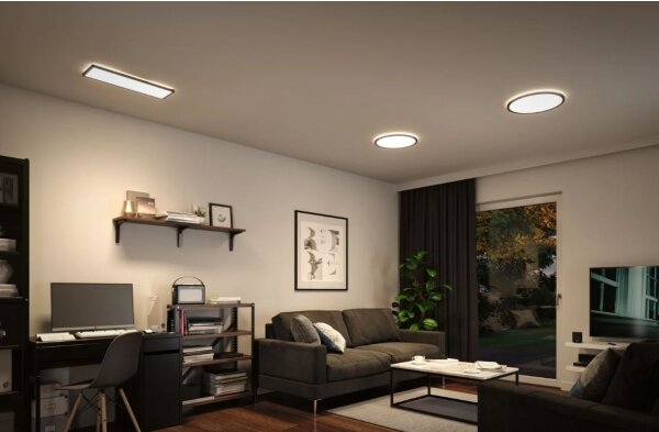Paulmann 71016 - LED/22W Stmievateľný panel ATRIA 230V 4000K čierna