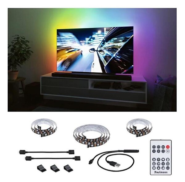 Paulmann 78880 - LED/3,5W RGB Stmievateľný pásik pre TV 2m ZOLL 5V + DO