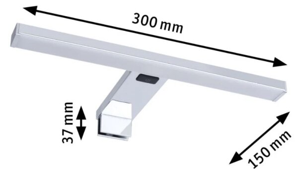 Paulmann 78950 - LED/3,7W IP44 Kúpeľňové osvetlenie zrkadla SELO 2700-6500K 230V