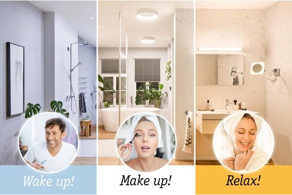 Paulmann 78947 - LED/23W IP44 Kúpeľňové stropné svietidlo CASCA 230V