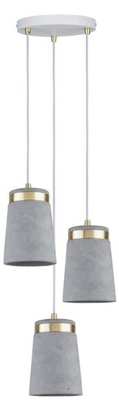 Paulmann 79627 - Luster na lanku NORELL 3xE27/20W/230V betón