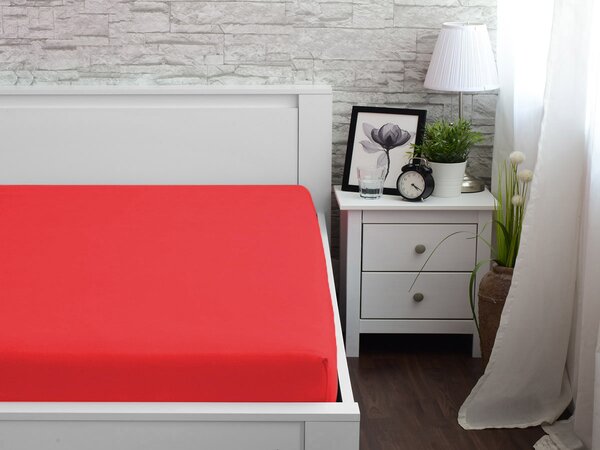XPOSE® Jersey plachta Exclusive - červená 200x220 cm