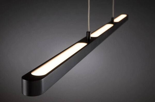 Paulmann 79693 - LED/42W Stmievateľný luster na lanku LENTO 230V čierna