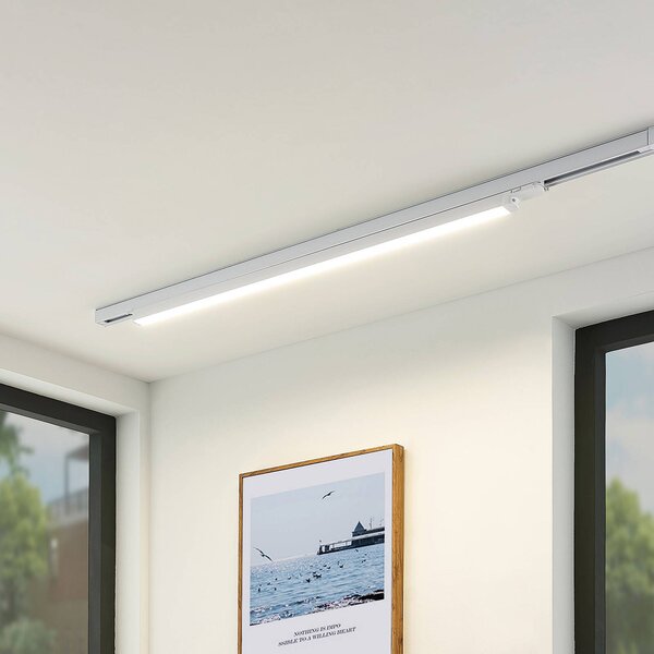 Arcchio Harlow LED koľajnicové svetlo, biele, 109 cm, 4 000 K, Biela / opálová, Pracovňa / Kancelária, Hliník, Moderný, Koľajnicový systém