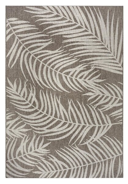 Hnedo-béžový vonkajší koberec NORTHRUGS Palmera, 200 x 290 cm