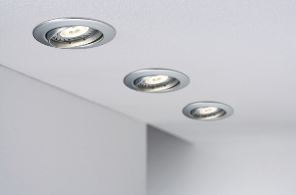 Paulmann 92516 - SADA 3x LED GU10/3,5W kúpeľňové podhľadové svietidlo 230V