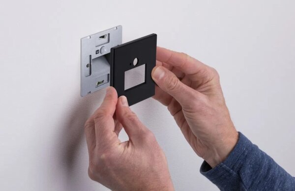 Paulmann  93135 - LED/1,2W Schodiskové svietidlo so senzorom EDGE 230V čierna