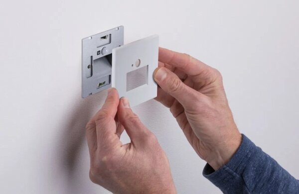 Paulmann  93133 - LED/1,2W Schodiskové svietidlo so senzorom EDGE 230V biela