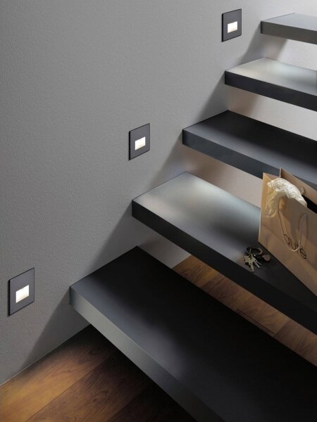 Paulmann 93094 - LED/1,2W Schodiskové svietidlo EDGE 230V