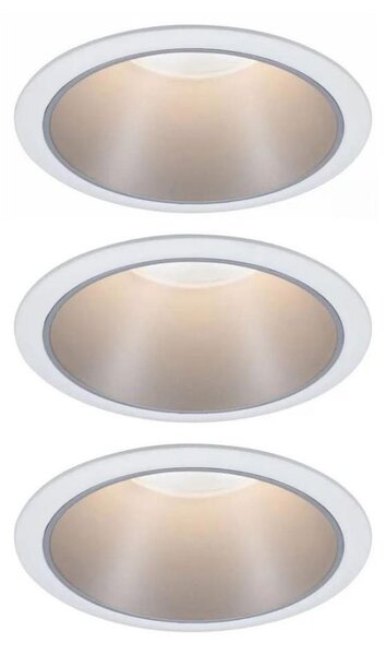 Paulmann 93410 - SADA 3xLED/6,5W IP44 Stmievateľné kúpeľňové svietidlo COLE 230V