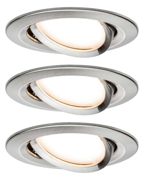 Paulmann 93483 - SADA 3xLED/6,5W IP23 Stmievateľné kúpeľňové svietidlo NOVA 230V