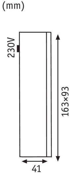 Paulmann 93809 - LED/2,4W IP44 Vonkajšie nástenné svietidlo SPECIAL LINE 230V