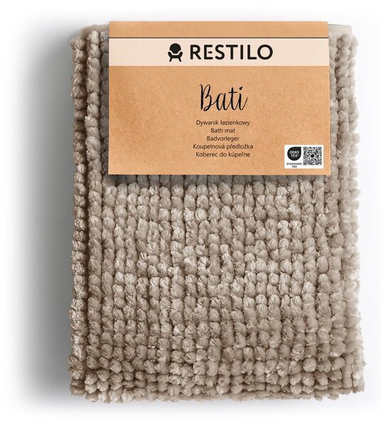 Svetlohnedá kúpeľňová predložka 70x120 cm Bati – Restilo