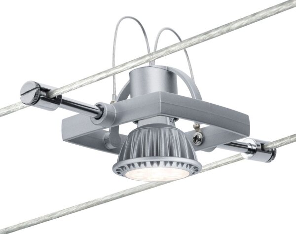 Paulmann 94134 - Súprava 5xGU5,3/10W Kompletný lankový systém MAC 230V biela