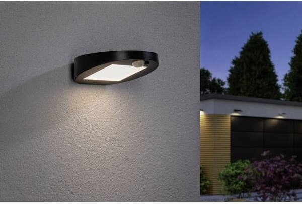 Paulmann 94246 - LED/1,2W IP44 Vonkajšie solárne svietidlo so senzorom RYSE 3,7V