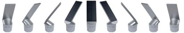 Paulmann 94261 - LED/1,2W IP44 Solárne nástenné svietidlo so senzorom ILIAS 3,7V