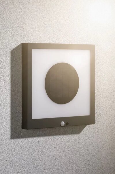Paulmann 94263 - LED/1,2W IP44 Solárne nástenné svietidlo so senzorom TAIJA 3,7V