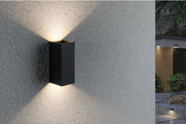 Paulmann 94326 - 2xLED/2,8W IP44 Vonkajšie nástenné svietidlo FLAME 230V