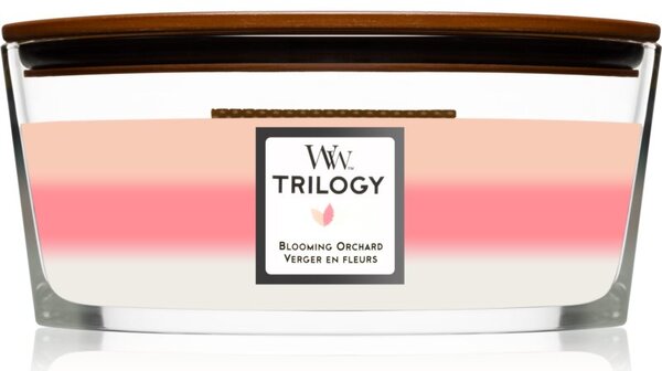 Woodwick Trilogy Blooming Orchard vonná sviečka 453,6 g
