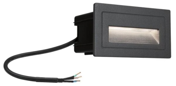 Paulmann 94383 - LED/4W IP44 Vonkajšie vstavané svietidlo LONG 230V