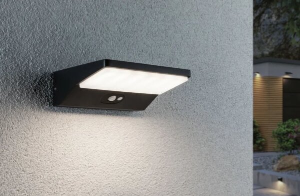 Paulmann 94333 - LED/7,4W IP44 Vonkajšie nástenné svietidlo so senzorom HOUSE 230V