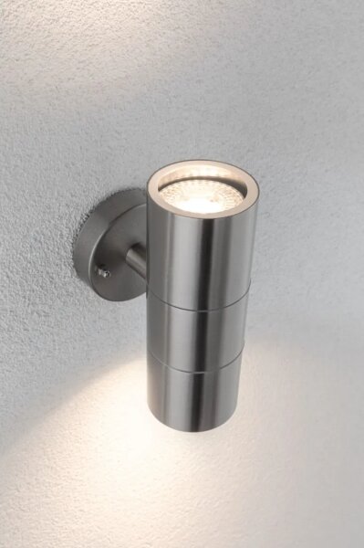 Paulmann 94331 - 2xGU10/10W IP44 Vonkajšie nástenné svietidlo FLAME 230V