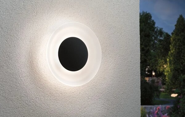 Paulmann 94409 - LED/4W IP44 Vonkajšie nástenné svietidlo CIRCEA 230V