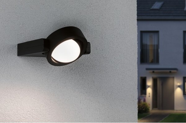 Paulmann 94406 - LED/8W IP44 Vonkajšie nástenné svietidlo SWIVEA 230V