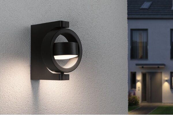 Paulmann 94406 - LED/8W IP44 Vonkajšie nástenné svietidlo SWIVEA 230V