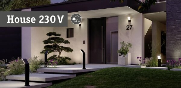 Paulmann 94502 - LED/6,8W IP65 Vonkajšia lampa CONCREA 230V