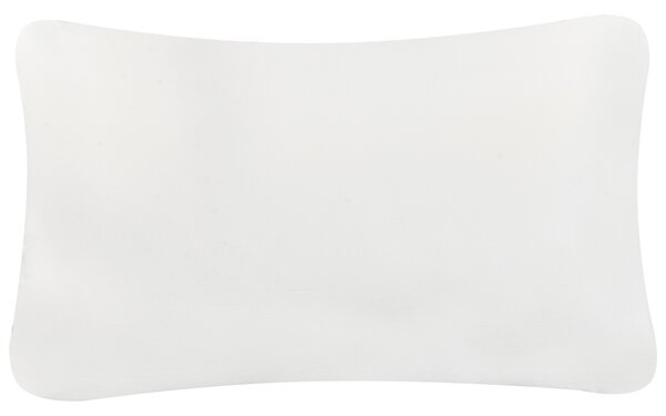 Sada 2 vonkajších dekoratívnych vankúšov modrá polyester 30 x 50 cm rastlinný vzor záhradné doplnky