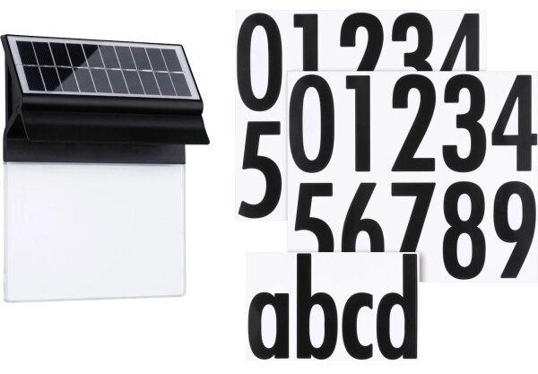 Paulmann 94694 - LED/0,2W IP44 Solárne domové číslo NEDA 3,7V