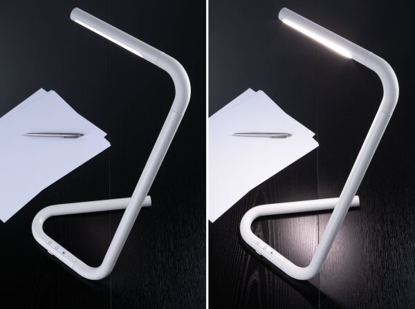 Paulmann 95423 - LED/4,5W Stmievateľná dotyková stolná lampa FLEXLINK 5V/USB biela